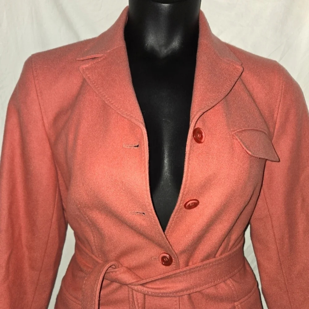 Rose Pink Wool Jacket 🌹 - Picture 4 of 12